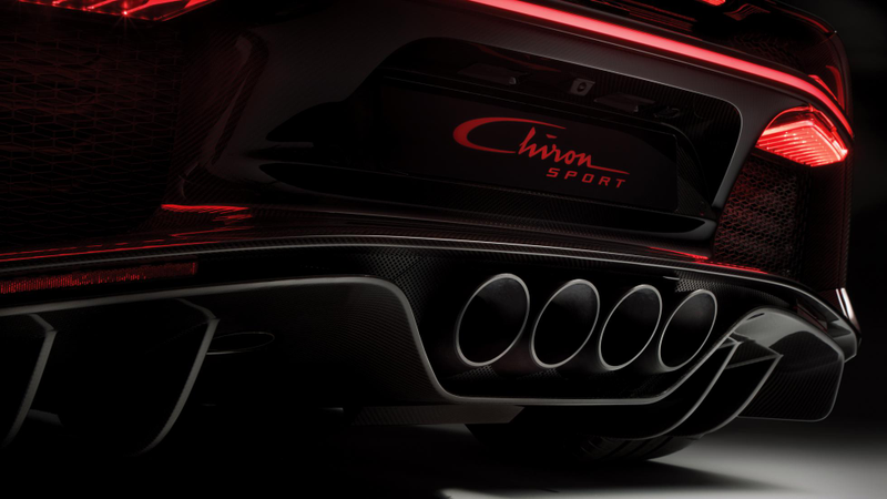Illustration for article titled The Bugatti Chiron Sport Saves Weight With Carbon Fiber Windshield Wiper Arms